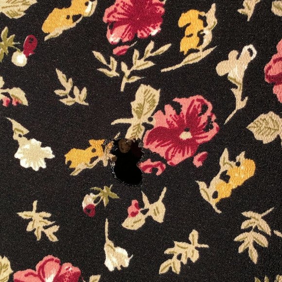 vintage flowered skirt - Picture 3 of 3